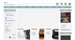 Desktop Screenshot of parisaccordeon.com